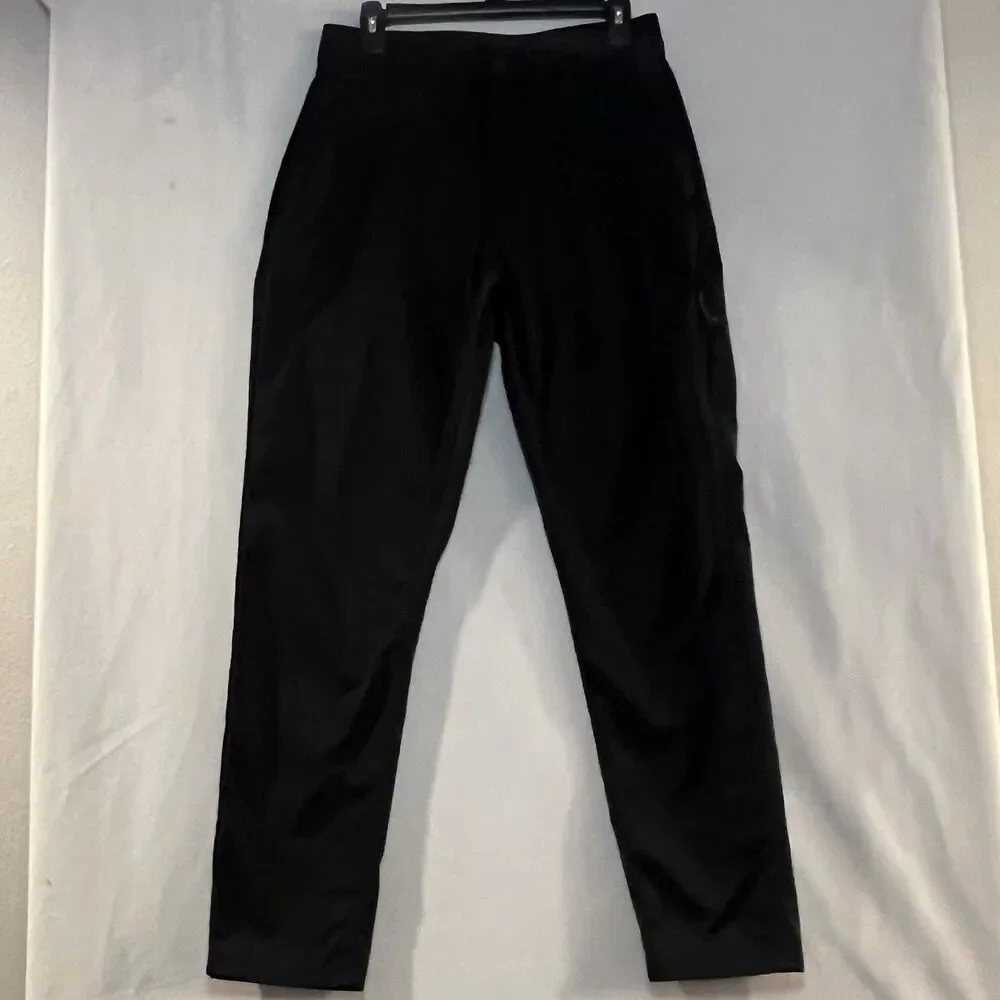 Hurley Men’s Pants Black Jet Set Tech 32W Slim Tapered Stretch Size 32